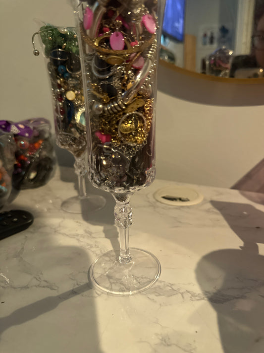 Mystery jewelry Champange flute