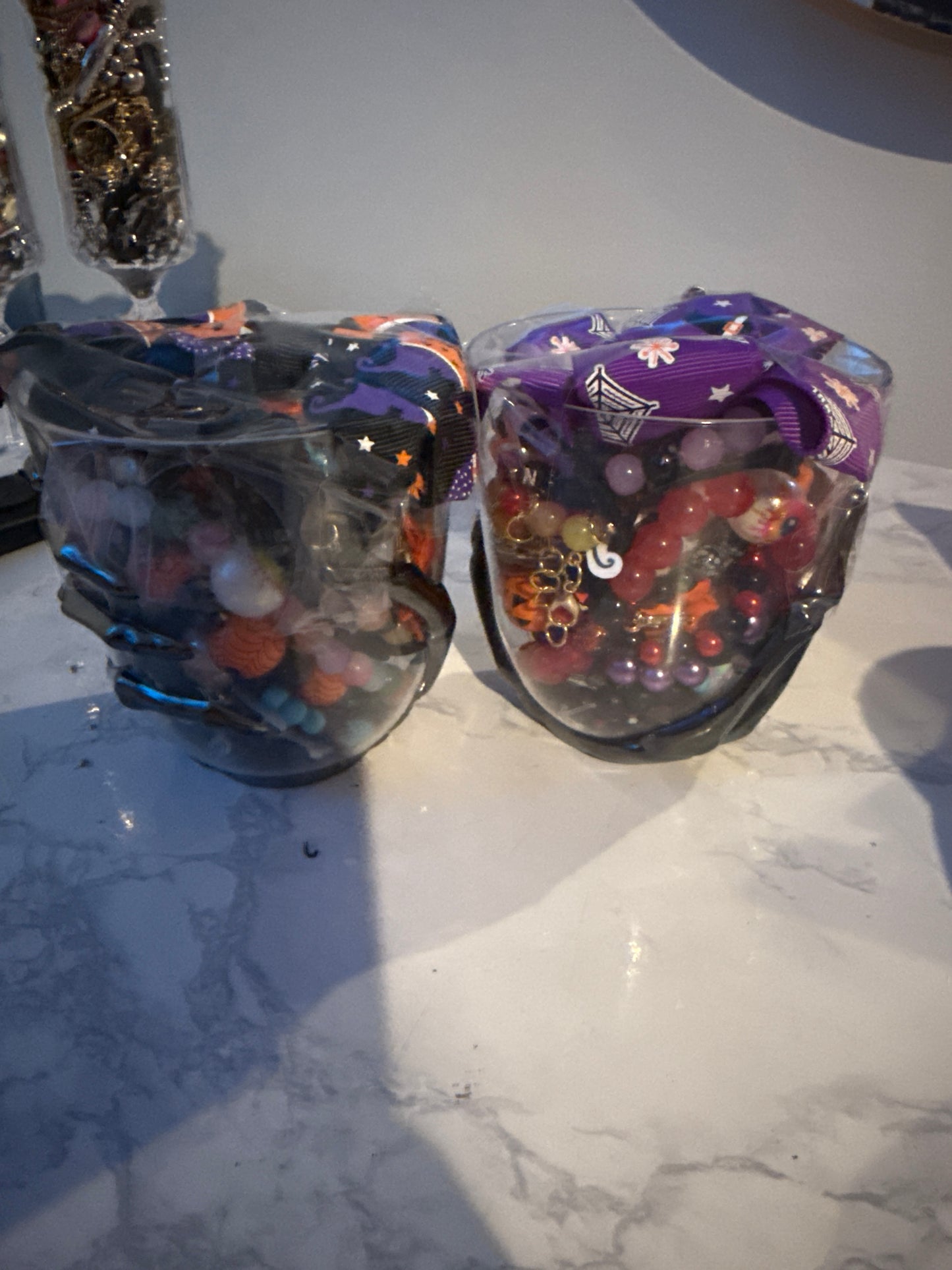 Mystery jewelry Halloween cups