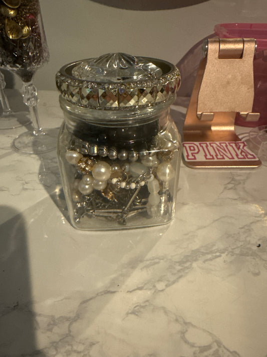Glitzy glam mystery jar